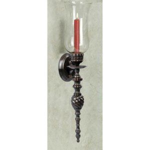 Dark Bronze Swirl Wall Sconce